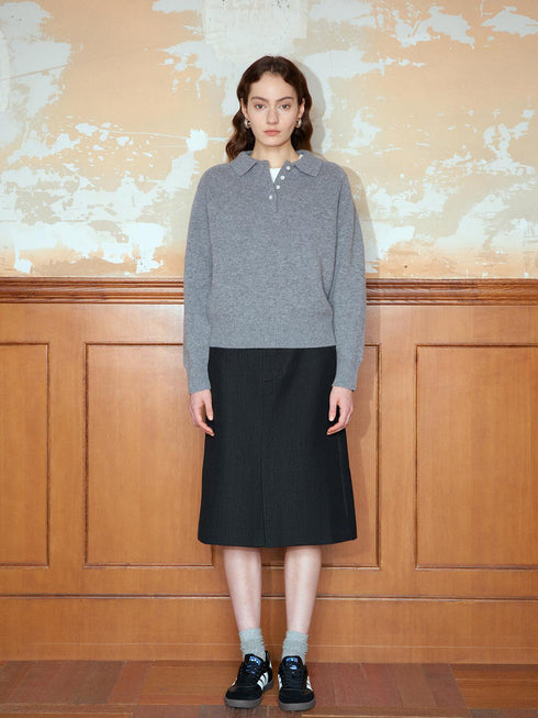 Corin Wool Polo Sweater